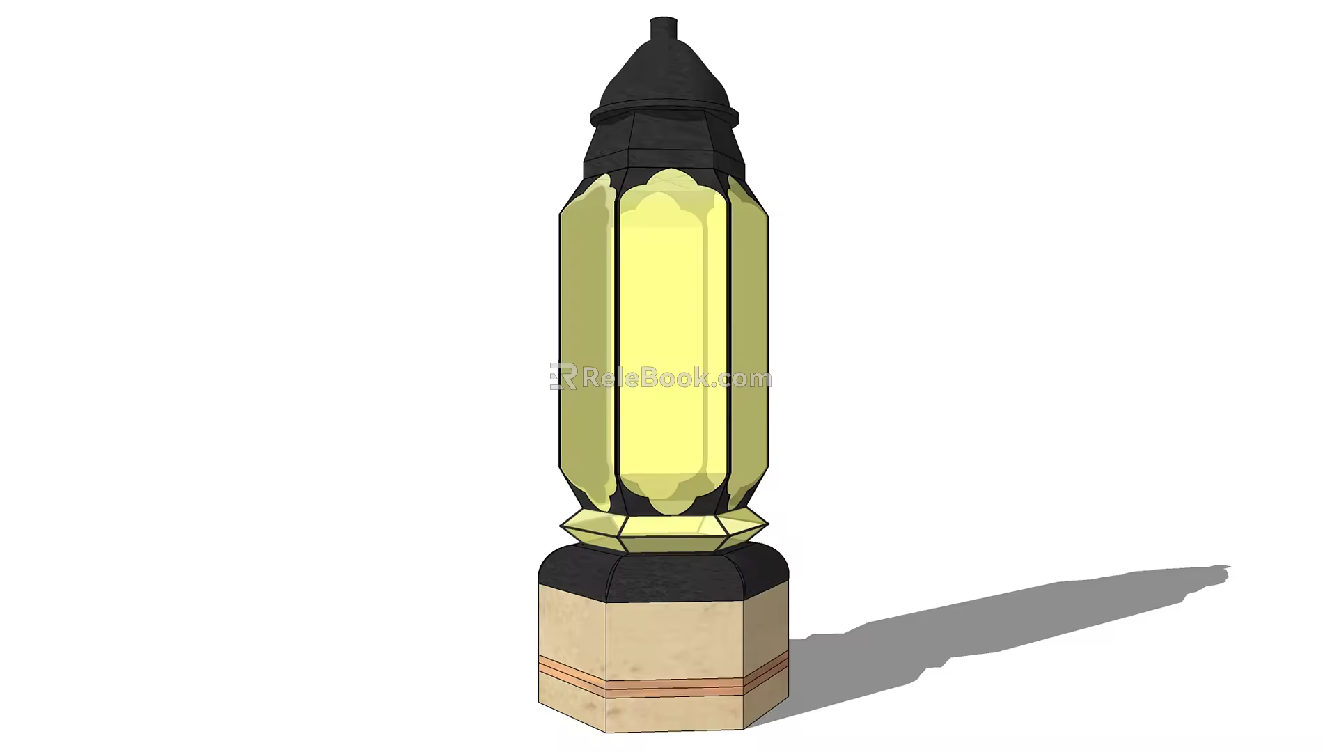 Modern lawn lamp landscape lamp low lamp lantern floor lamp garden lamp 3d model