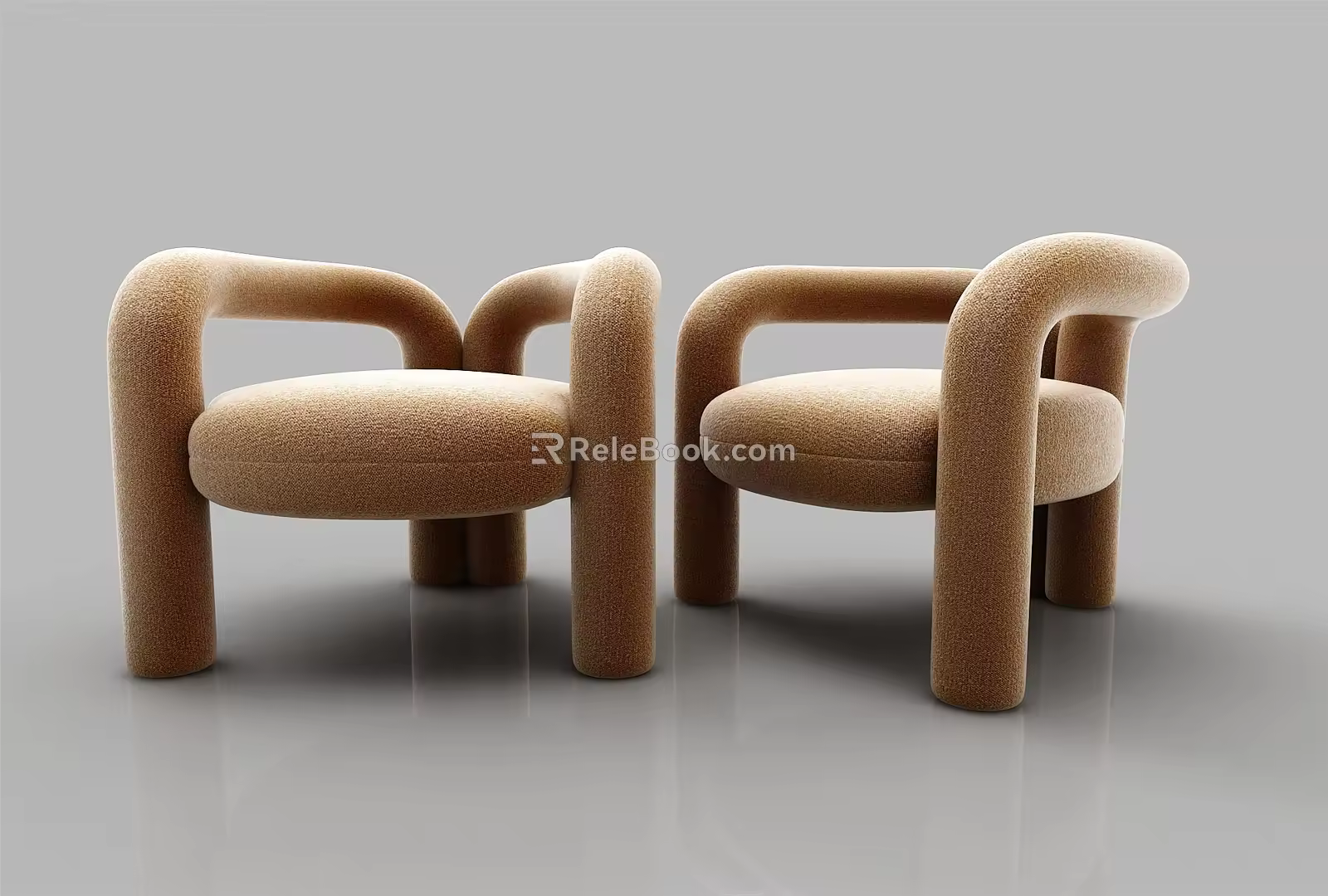 Modern Single Sofa 3d model