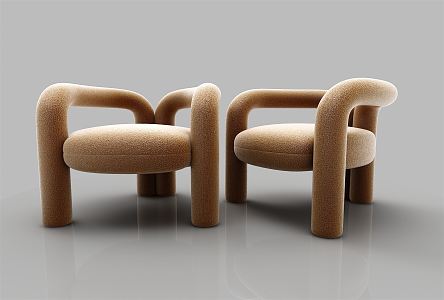 Modern Single Sofa 3d model