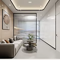 Elegant Modern Dental Clinic Interior With Treatment Chair Equipment And Cabinets