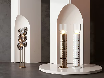 Light Luxury Modern Floor Lamp Floor Lamp 3d model Light Luxury Modern Floor Lamp Floor Lamp 3d model