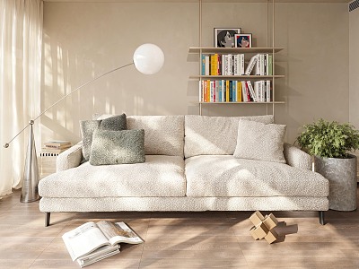 Modern double sofa model