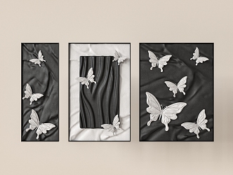 Butterfly Wall Decoration 3d model