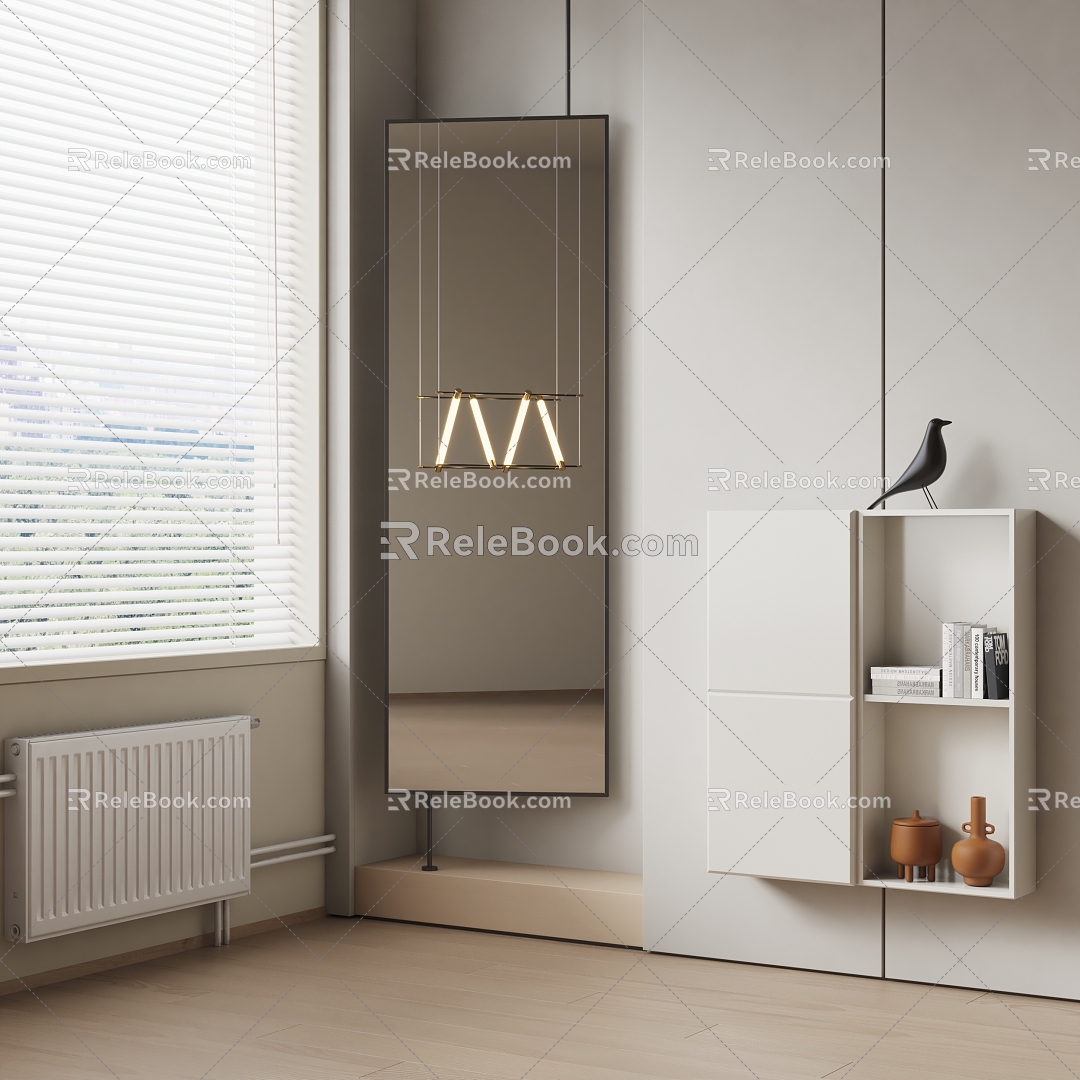 Modern wall cabinet 3d model