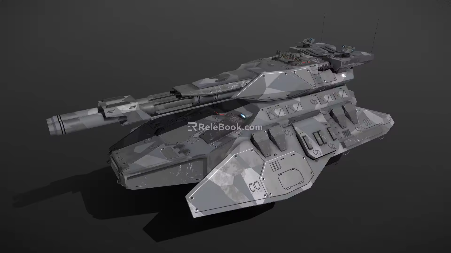 Sci-fi Scorpion Heavy Anti-Gravity Tank 3d model