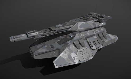 Sci-fi Scorpion Heavy Anti-Gravity Tank 3d model