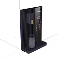 Modern Water Dispenser and Glass Tableware Set with Digital Display 100 Degrees