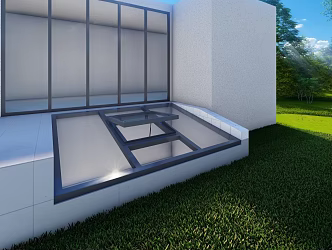 Villa lighting well 3d model