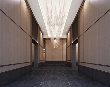 Modern Corridor Entrance Office Away Office Corridor Office Public Area Office Access 3d model