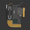 LMA-470 Gray And Yellow Industrial Equipment With Display Screen Control Buttons And Portable Handle