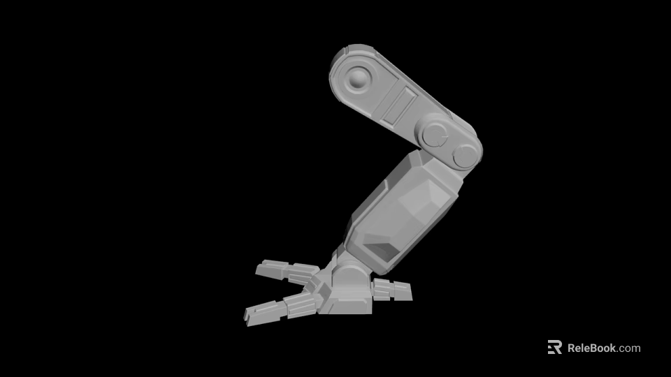 Smart Machine Robotic Arm with Advanced Mechanical Design and Precision Grip 3d model