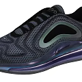 Nike Air Sneakers With Mesh Upper And Black Gray Color Design