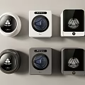 Modern Design Washing Machines in Different Styles with White and Black Color Options