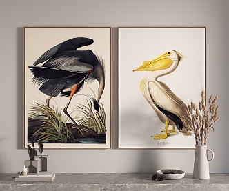 Modern Animal Painting Hanging Painting Decorative Painting 3d model