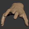 Modern Hand Gesture Palm 3d model