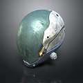 Tactical Military Helmet With Durable Metal Construction And Green Silver Design For Combat Gear
