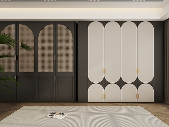 Modern wardrobe 3d model