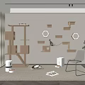 Modern Cat Climbing Frame Cat Climbing Frame Combination 3d model