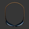Modern Illuminated Jewelry With Turquoise Pink Lights And Black Perforated Strap