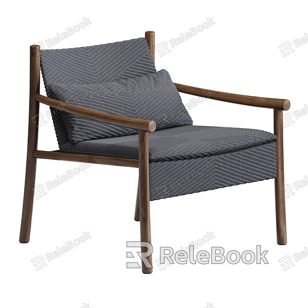 Modern Leisure Chair Single Chair Chair Dining Chair model