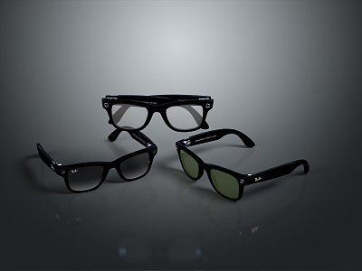 glasses sunglasses glasses near vision presbyopic glasses realistic 3d model