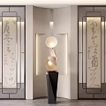 Entrance Screen Partition Screen Entrance Partition Metal Partition Hollow 3d model