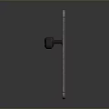 Decorative Carved Metal Door Handle as Practical Hardware Tool for Home Improvement