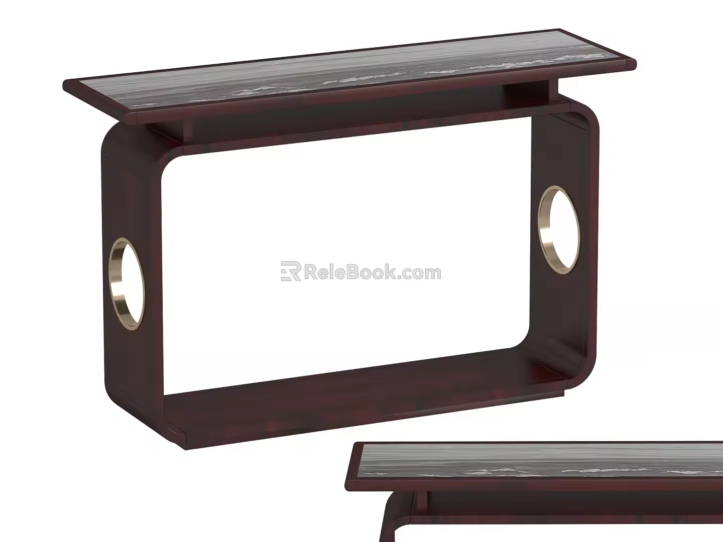 End View Desk 3d model