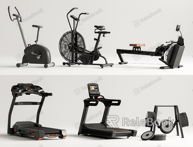 Fitness Equipment Combination Treadmill Rowing Machine Stepping Machine model