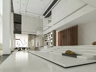 Modern Sales Office 3d model