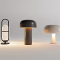 Modern Table Lamps With Various Stylish Designs And Different Shape Options For Home Decor 3d model