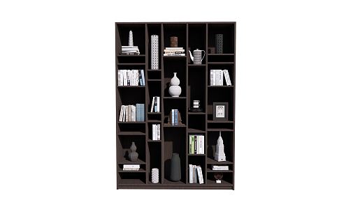 Modern bookcase 3d model