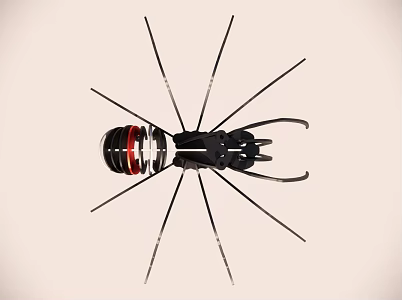 Assembly modular toy spider 3d model