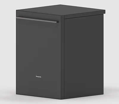 Practical Black Panasonic Compact Drawer Style Household Appliance For Daily Use 3d model
