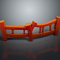 Fence Gate Fence Wall Defense Wall Wooden Fence Fence Iron Fence Floriculture Fence Iron Fence Railing 3d model