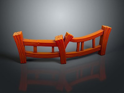 Fence Gate Fence Wall Defense Wall Wooden Fence Iron Fence Floriculture Fence Iron Fence Railing 3d model