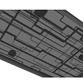 Dense Industrial Metal Pipes Interconnected Layout On Ceiling Structure Network