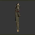 Mythical Character And Creature Inspired Costume With Belted Sleeves Pants And Boots