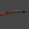 type submachine gun 3d model