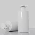 White Plastic Pump Bottles For Daily Hand Soap And Cleaning Supplies