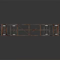 Industrial Car Chassis Metal Frame Structure With Wheels And Support Components