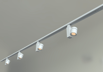 Modern Spotlights Track Lights 3d model