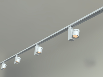 Modern Spotlights Track Lights 3d model