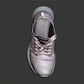 Lightweight Pink Sneakers With Modern Design Mesh Material White Laces And White Sole