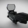 Kentavr Tactical Scope With Black Body And Adjustable Lens For Shooting
