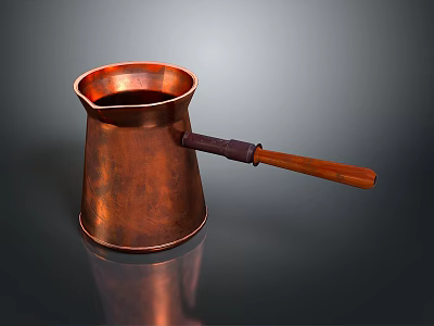 Hapa Pot Iron Pot Iron Pot Realistic Hapa Container 3d model