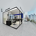 Modern Minimalist Hair Salon Interior Design With Stylish Chairs Large Mirrors And Clean Reception Space