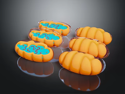 Several Orange and Blue Medical Devices with Ergonomic Design for Clinical Applications 3d model