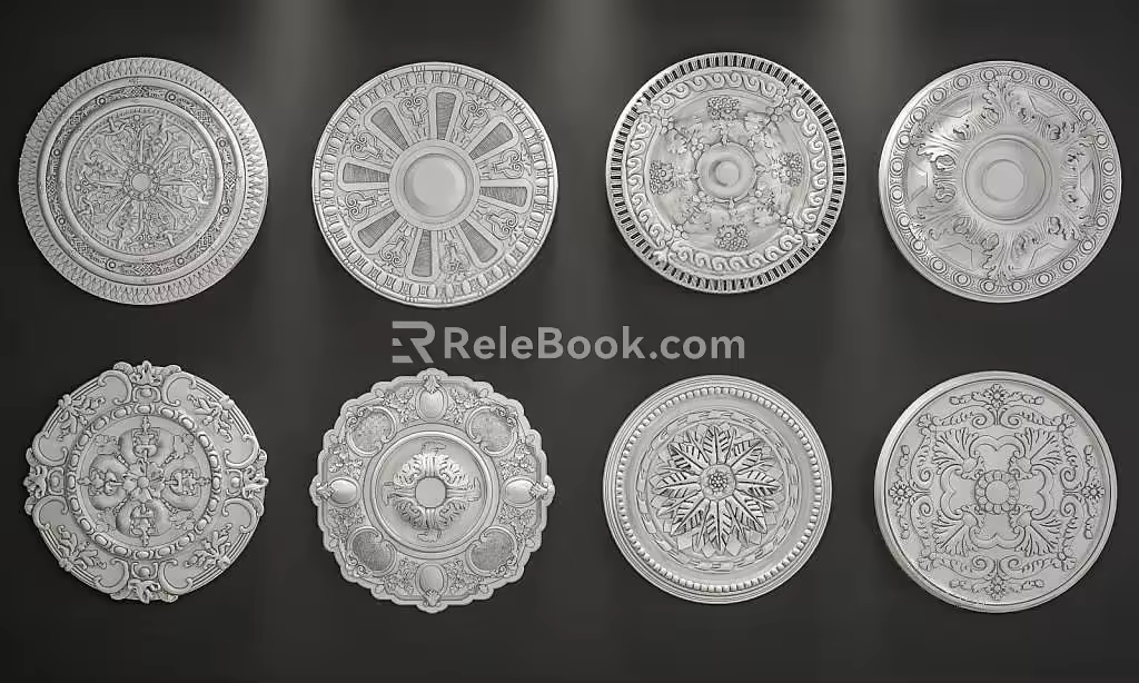 Lamp panel 3d model