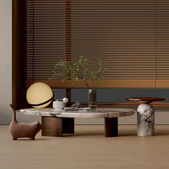 Modern coffee table 3d model